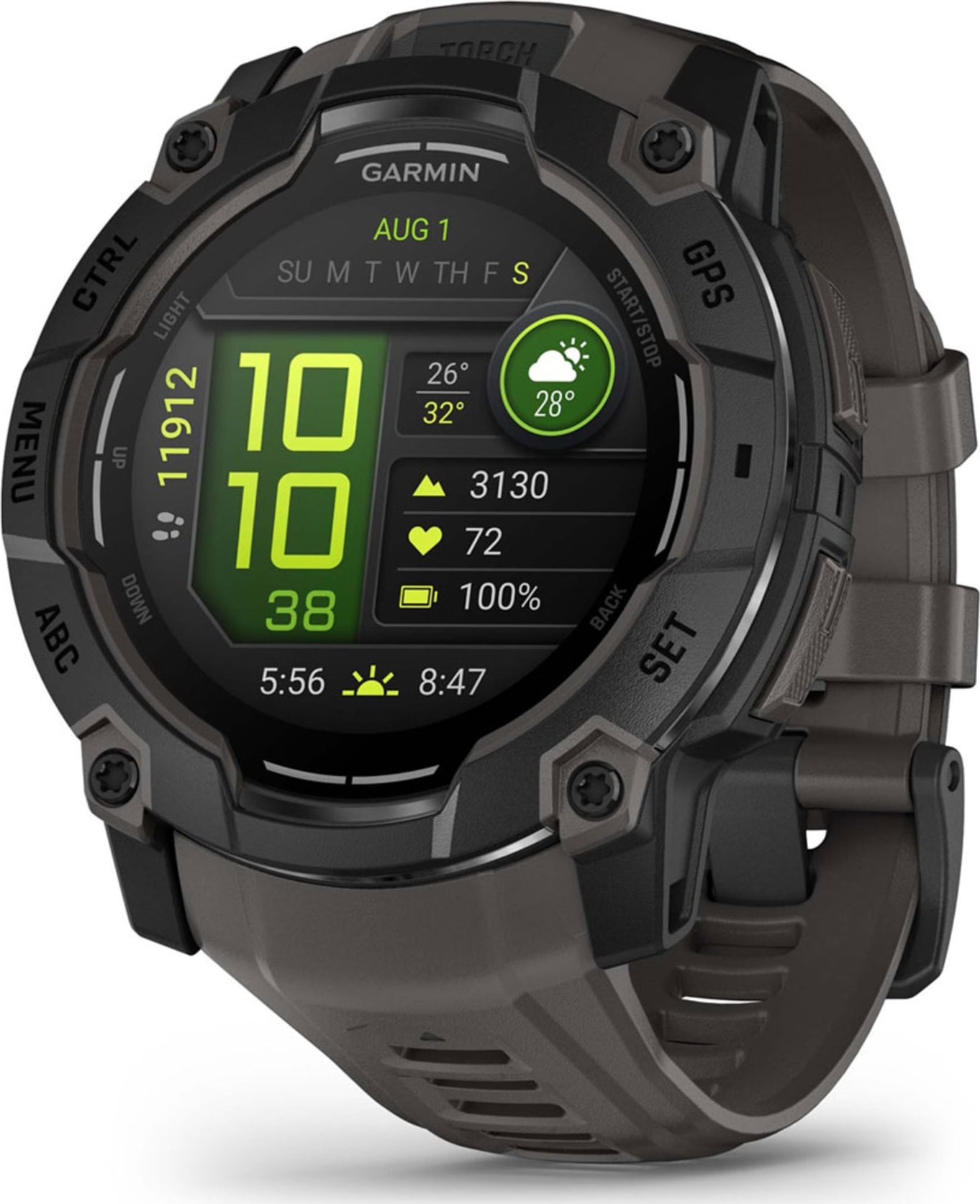 Zegarek sportowy Garmin Instinct 3 AMOLED - 50mm Czarny (010-03020-00)