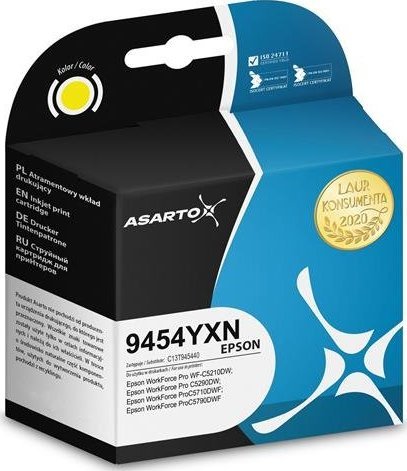 Tusz Asarto Tusz Asarto do Epson 9454YXN | C13T945440 | 66ml | yellow