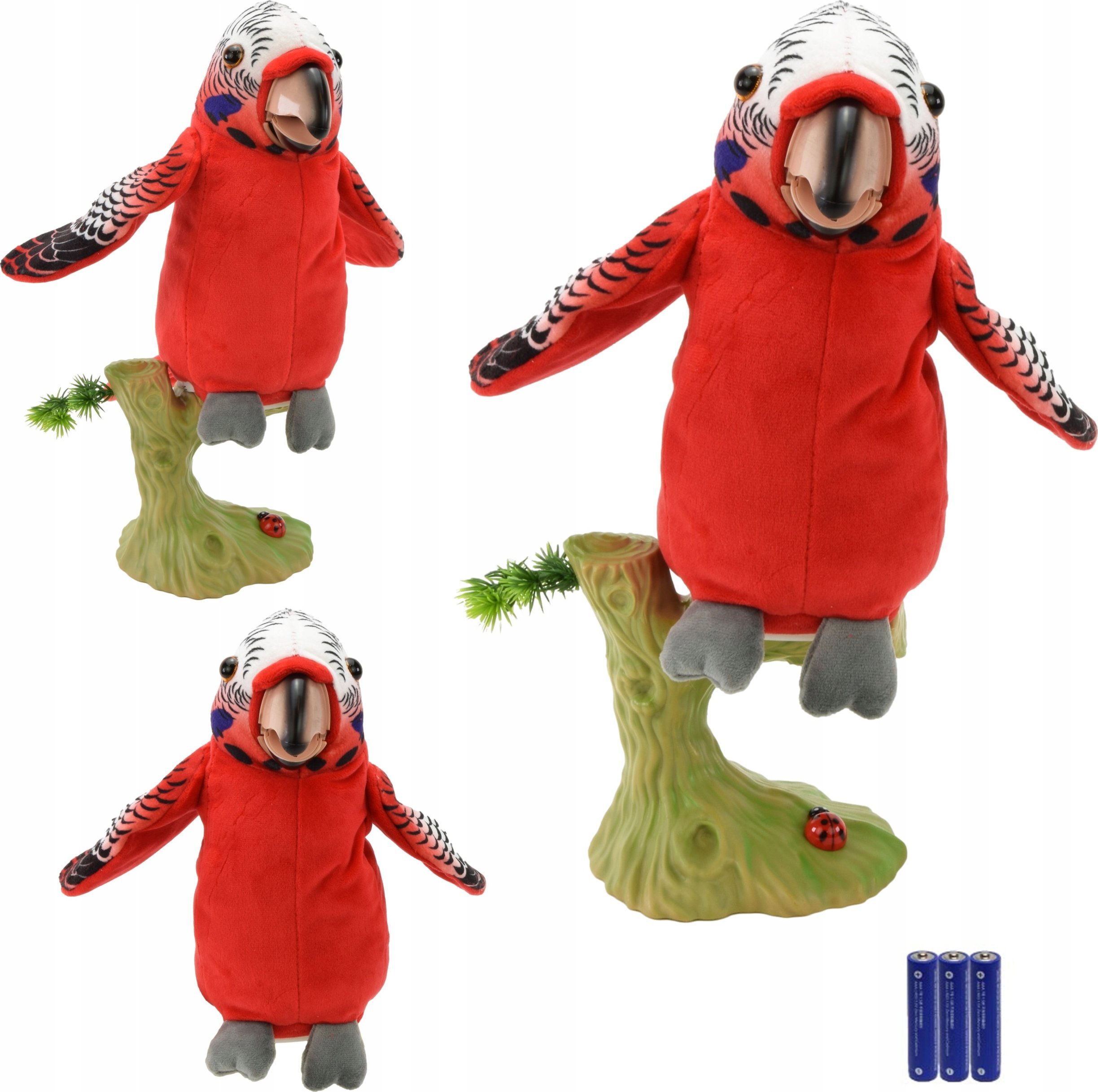 Skleplolki PAPUGA INTERAKTYWNA ZABAWKA POWTARZA SŁOWA TAŃCZY