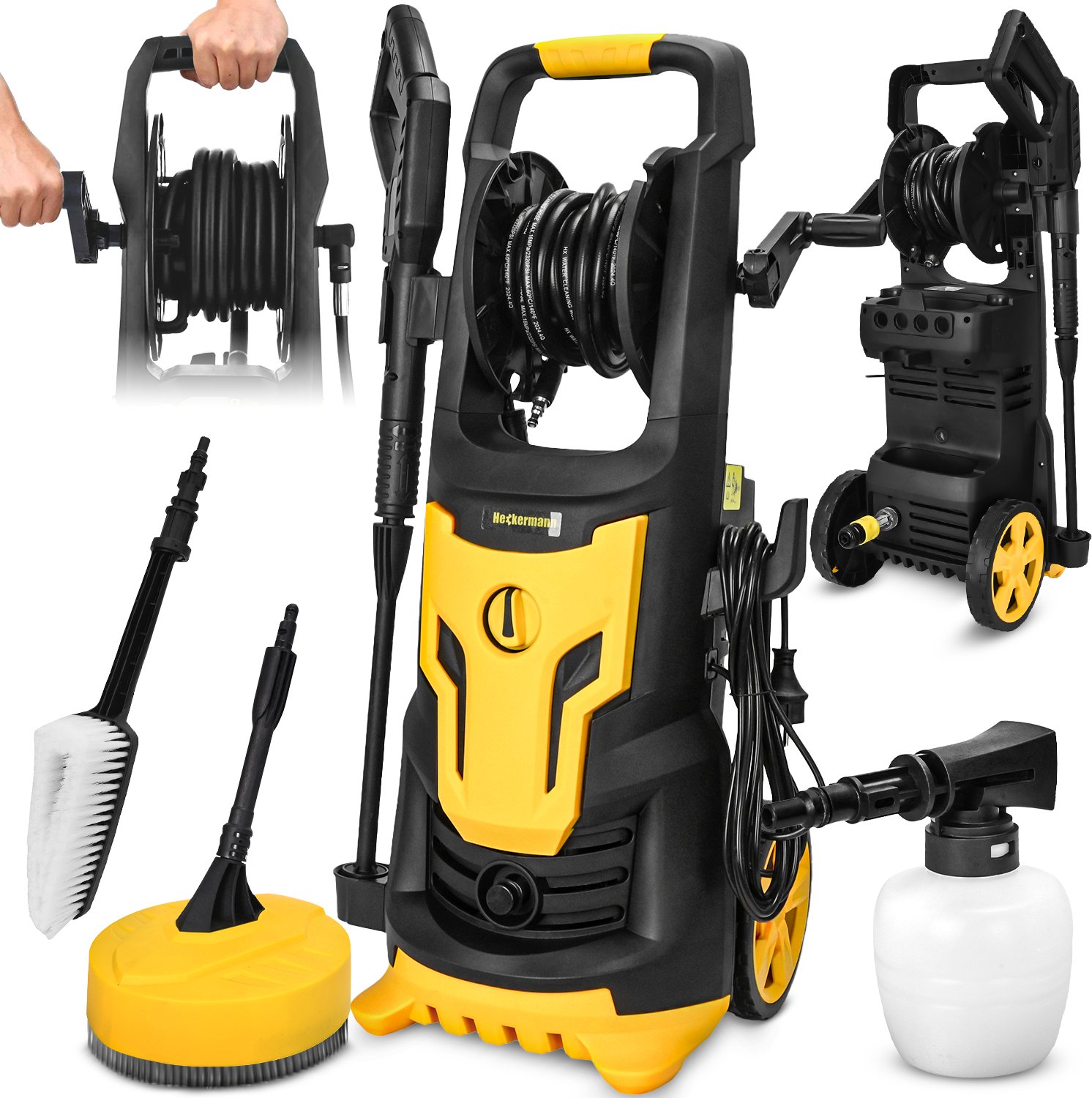 Myjka ciśnieniowa Heckermann SVMC22 2200W 165BAR + pianownica, pompa