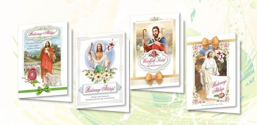 Karnet B6 Wielkanoc religijne (10szt) EDUKAMP