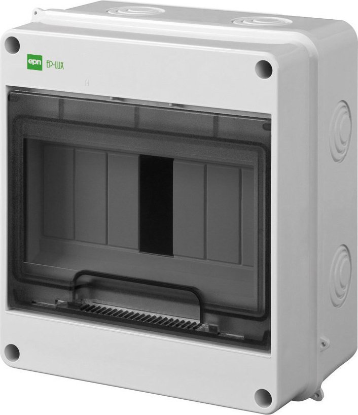 Elektro-Plast Rozdzielnica natynkowa EP-LUX PLUS 7 modułowa IP55 z szyną nośną TH-35 i listwą zaciskową