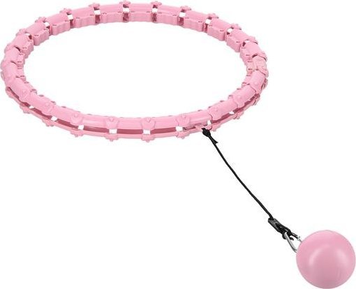 HMS HHW02 Hula Hop Light Pink Z Wypustkami I Obciążnikiem