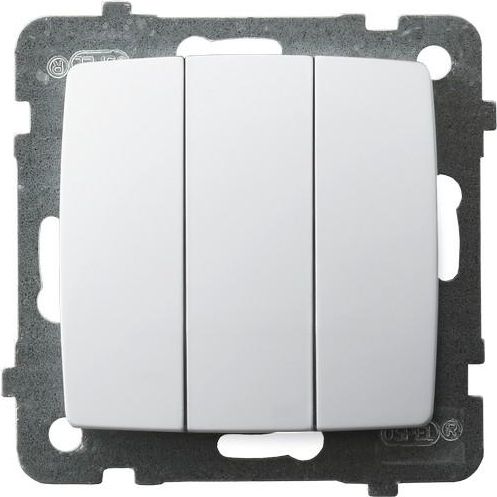 Ospel Łącznik potrójny Karo biały (ŁP-13S/m/00)