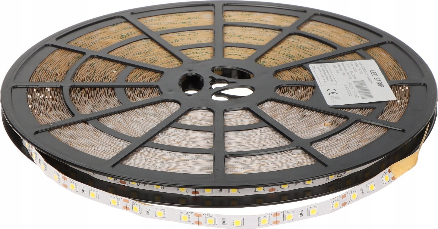 Taśma LED TAŚMA LED LED60A-12V/14.4W-CW/50M 50 m - 6000 K