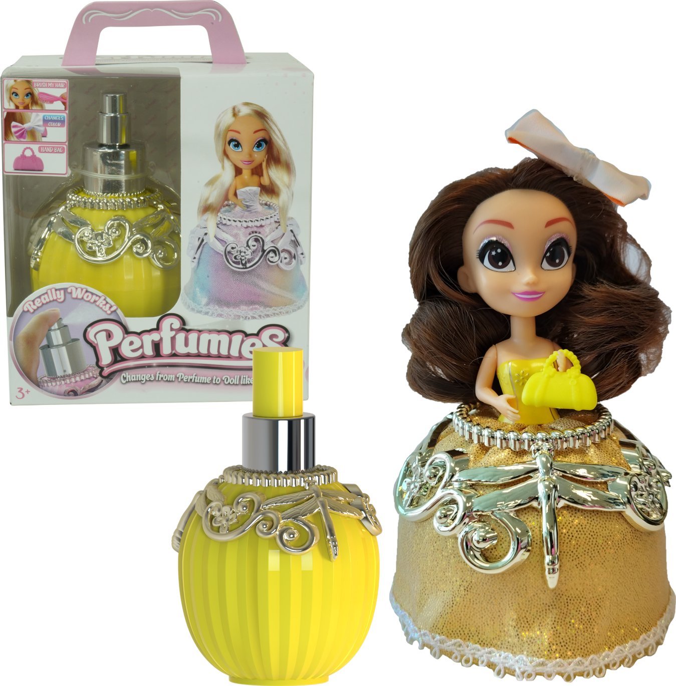 Tm Toys TM Toys Laleczka Perfumies Chloe Love Laleczka we flakonie Żółta