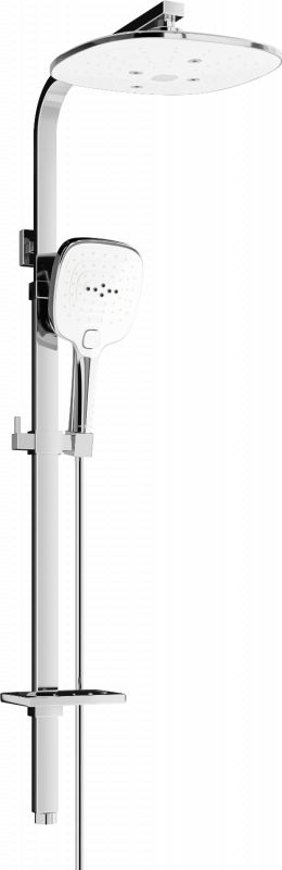 Zestaw prysznicowy Mexen Mexen Q17 kolumna prysznicowa chrom/biała - 798171795-02