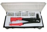 Haupa Nitownica 2,4-5mm + 100szt. nitów 4mm - 210776