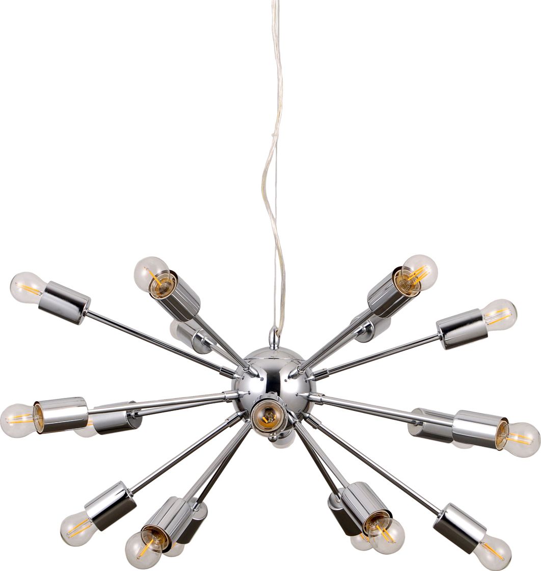 Lampa wisząca Italux Theo nowoczesna klasyczna chrom (AD20000-18A)