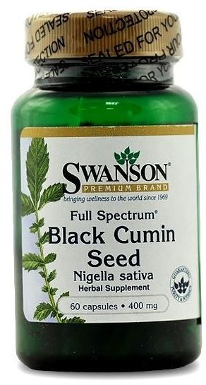 Swanson Full Spectrum Nasiona czarnego kminu 60 kapsułek