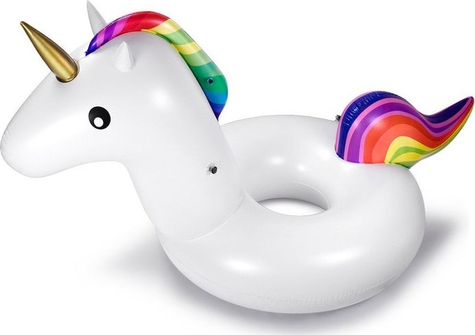 Pan i Pani Gadżet Materac dmuchany koło JEDNOROŻEC