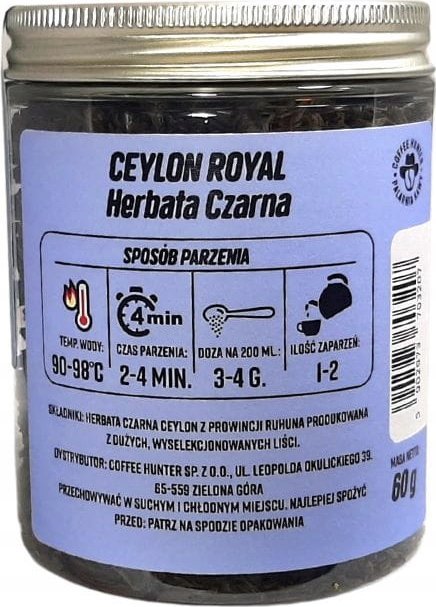 Coffee Hunter HERBATA CZARNA CEYLON ROYAL 60g