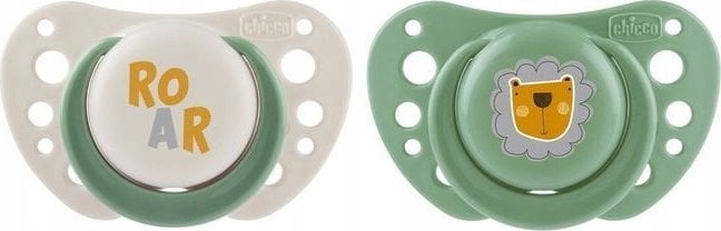 Chicco 171514 SMOCZEK PF AIR SILIKONOWY 2-6M 2SZT ZIELONY