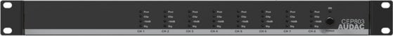 Audac AUDAC CEP803 Energooszczędny wzmacniacz ośmiokanałowy, 8 x 30W, 70/100 V, 4 Ohm