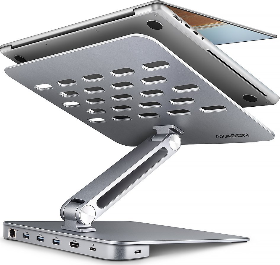 Axagon Podstawka pod laptopa z hubem 7w1 (HMC-STND)