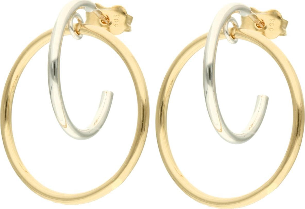 Rosanto Złote kolczyki koła 585 14k