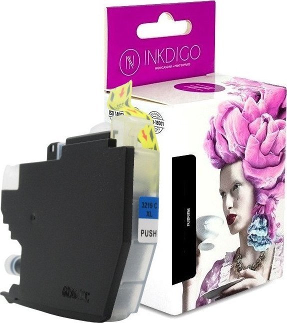 Tusz Brother Tusz INKDIGO do BROTHER LC 3219 XL Cyan