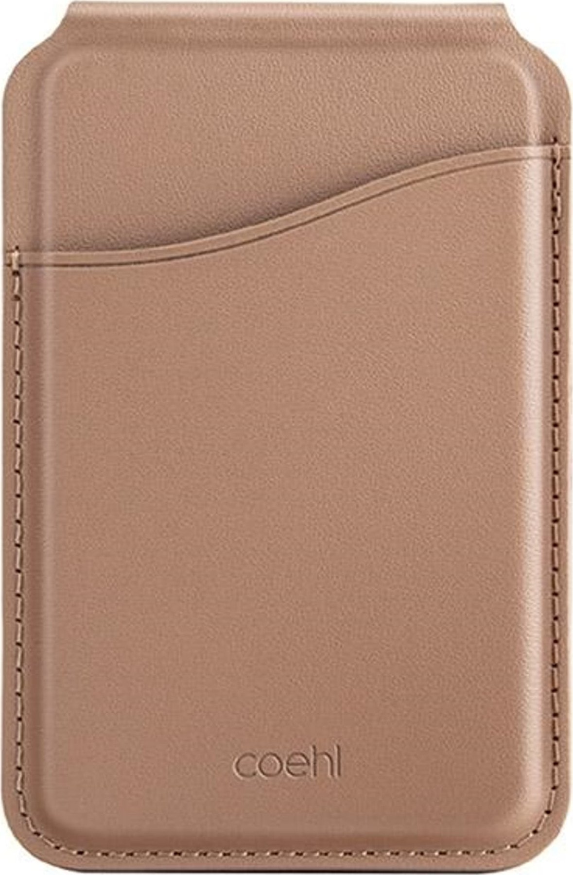 Podstawka Uniq UNIQ Coehl Esme magnetyczny portfel z lusterkiem i podpórką beżowy/dusty nude