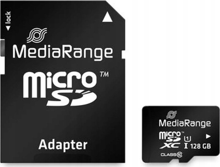 Karta MediaRange MicroSDXC 128 GB Class 10 UHS-I/U1 (MR945)