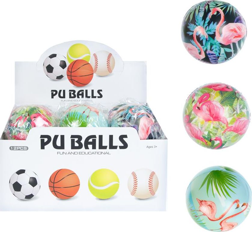 Mega Creative -MC PILKA ANTYSTRES FLAMING 10CM MIX3 12/96/192