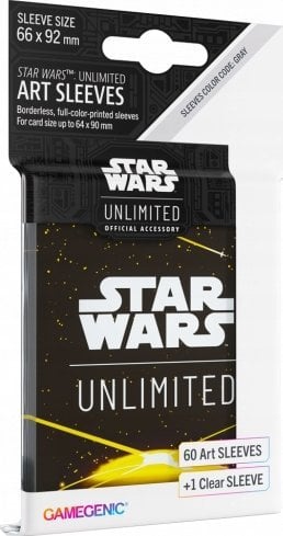 Gamegenic Gamegenic: Star Wars Unlimited - Art Sleeves - Card Back Yellow