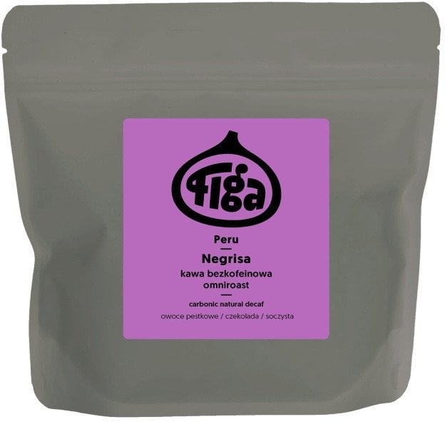 Kawa ziarnista Coffee Plant Kawa ziarnista Figa Coffee Decaf Peru Negrisa Omniroast 250g