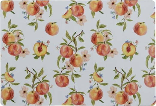 Podkładka na stół 42,5x29cm Dekoracyjna brzoskwiniowy wzór