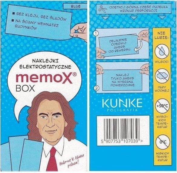 Panta Plast Karteczki elektrostatyczne 50szt. niebieskie