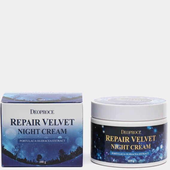 Krem na noc rozjaśniający i intensywnie nawilżający Repair Velvet Deoproce 100g