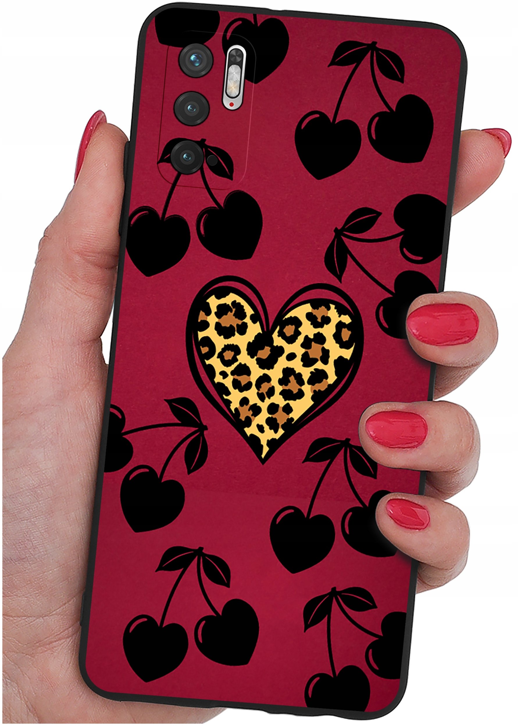 ETUI do Xiaomi Redmi Note 10 5G | WZORY | SILIKONOWE MATT CASE + SZKŁO 9H