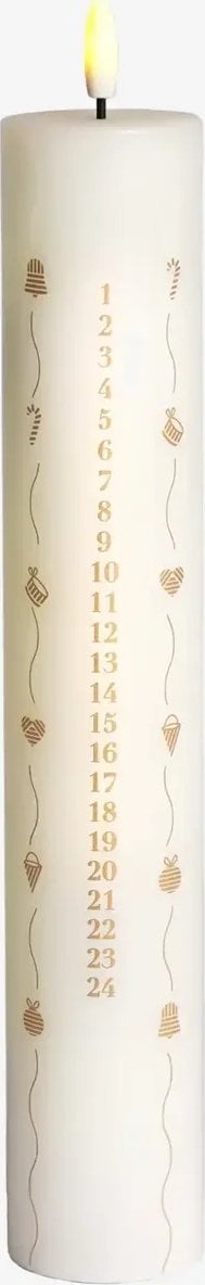 Dekoracja świąteczna Sirius Sille Calendercandle Ø4,8xH28,9cm, Special Edition 2024