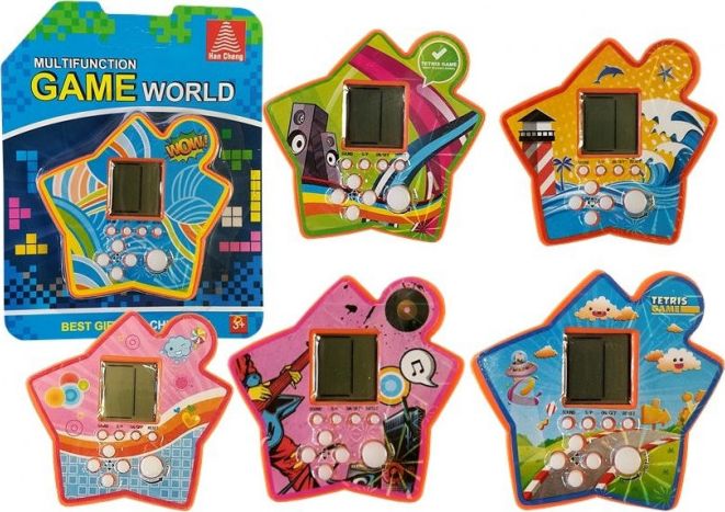 Lean Sport Gra Elektroniczna Kieszonkowa Tetris Gwiazdka