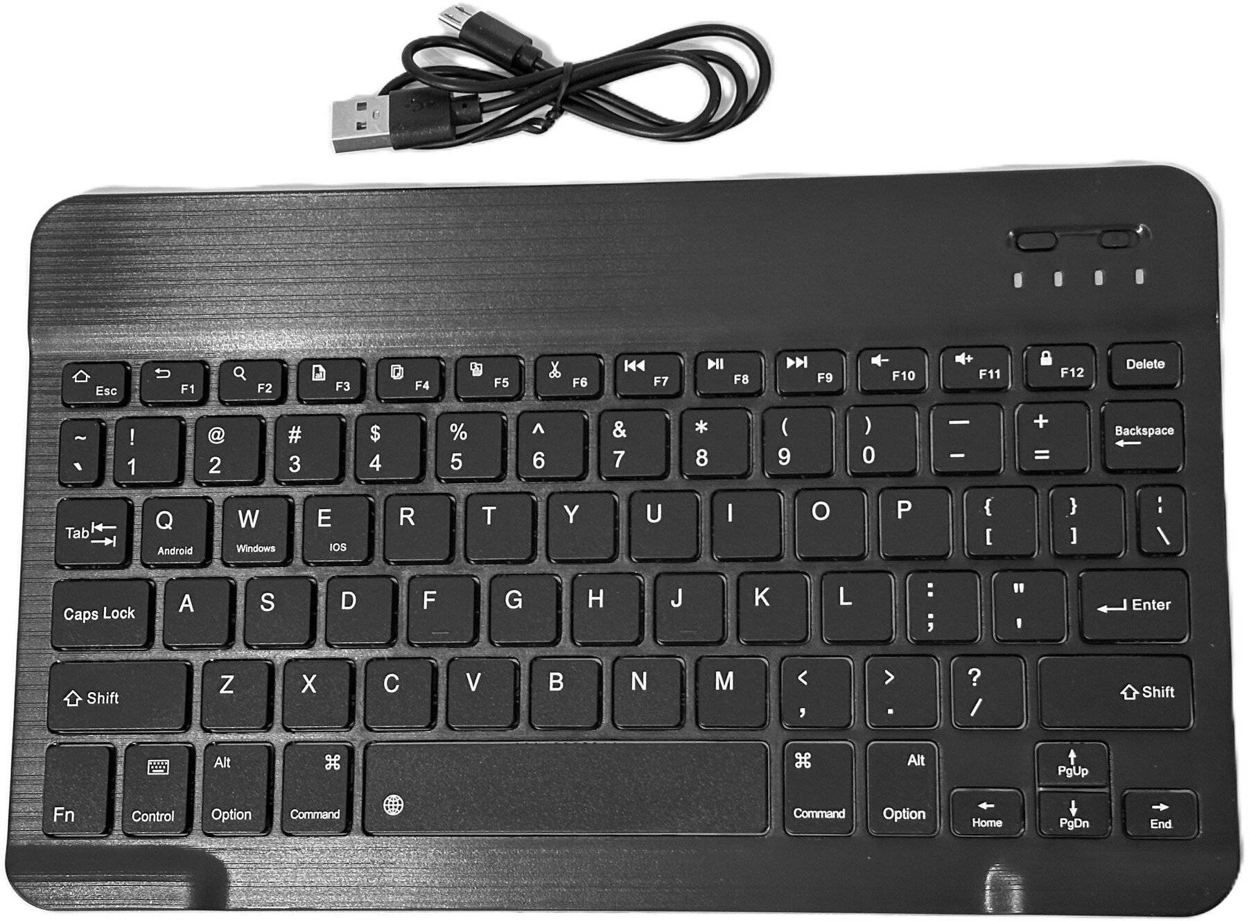 Bezprzewodowa mini klawiatura Bluetooth 10" czarna