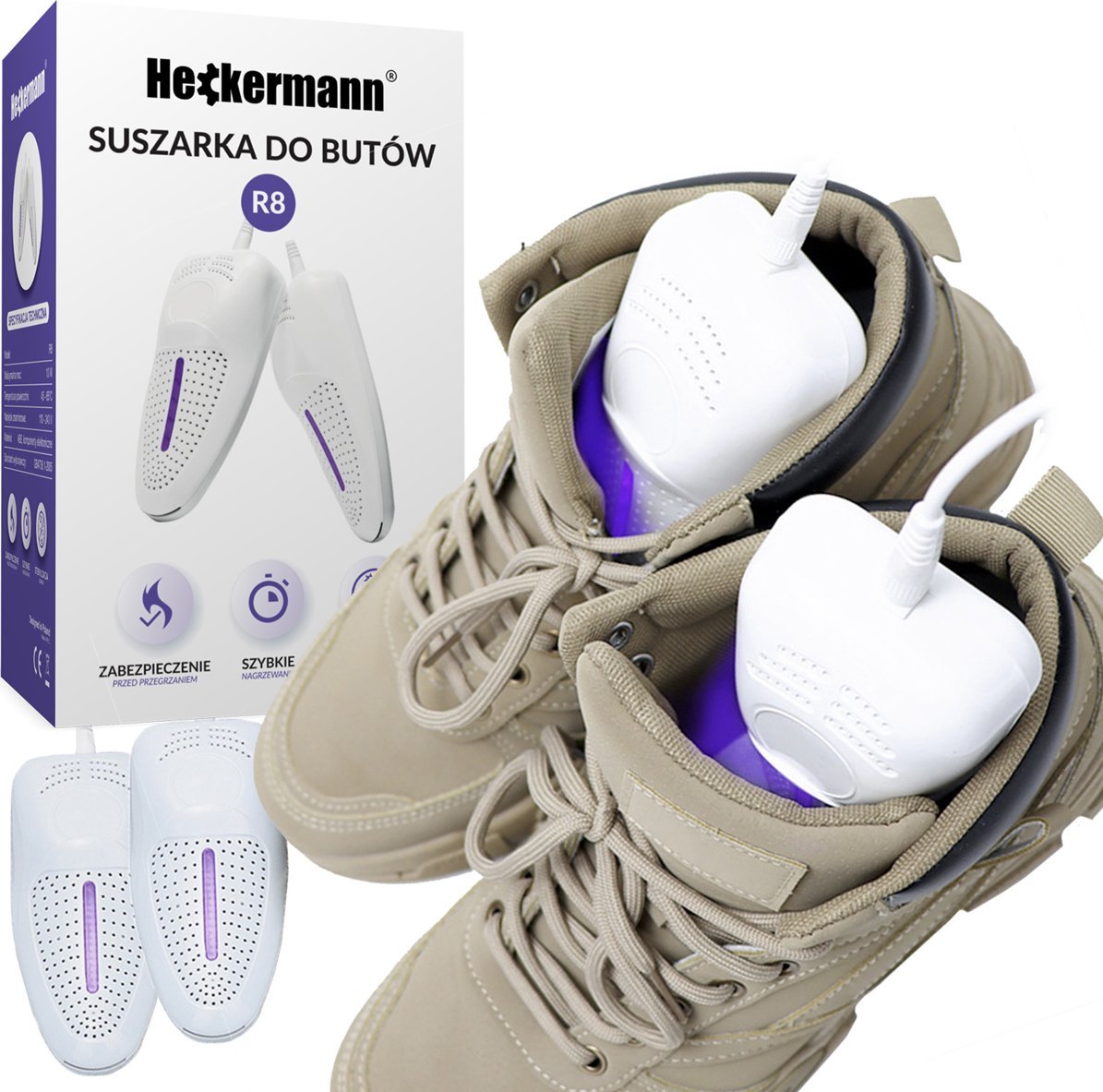 Heckermann Osuszacz Do Butów Heckermann R8 Biały