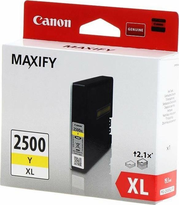 Tusz Canon Tusz PGI-2500XL Yellow 19.3 ml