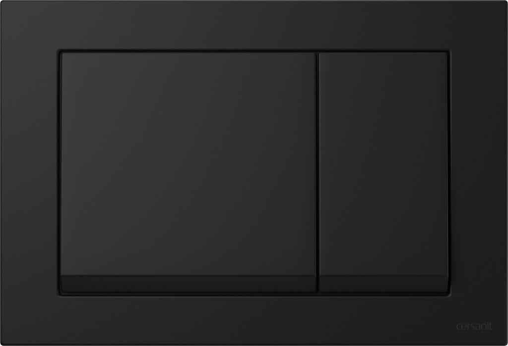 Przycisk spłukujący K97-0574 / CERSANIT / ENTER II / PRZYCISK CZARNY MATOWY /