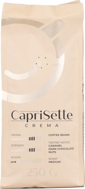 Coffee beans Caprisette Crema, 250 g