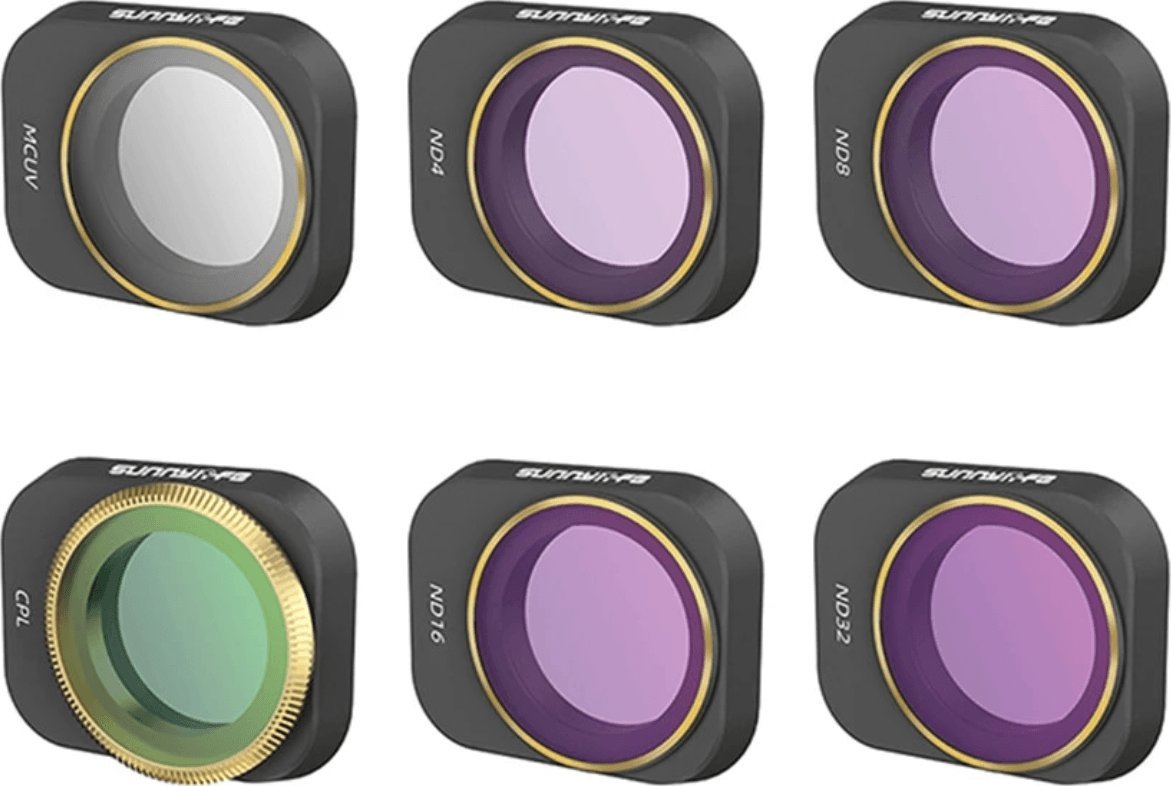 SunnyLife Filtry ND 4/8/16/32 CPL MCUV do DJI MINI 3 PRO