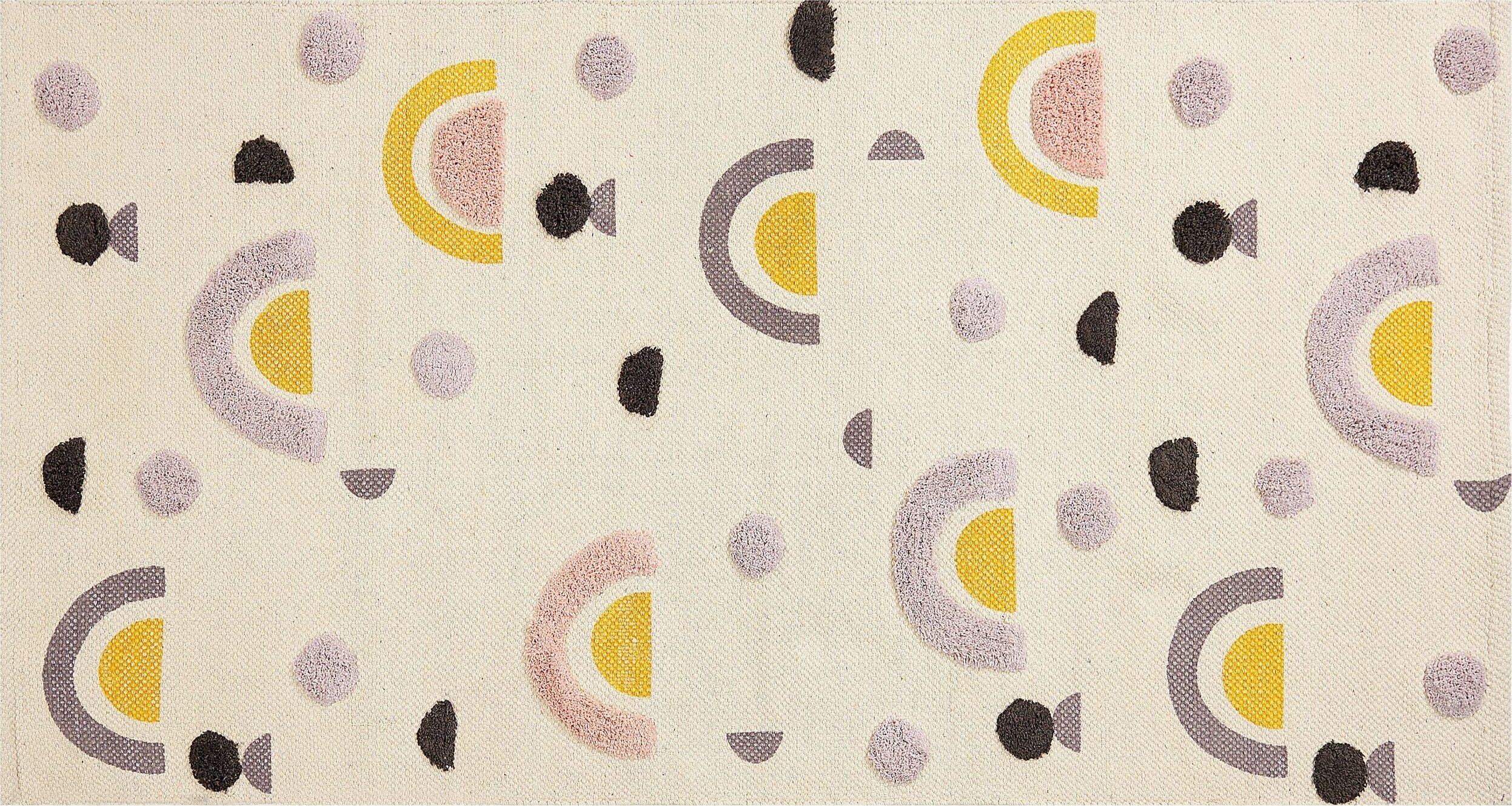 Beliani Dywan dziecięcy bawełniany 80 x 150 cm wielokolorowy CURUP