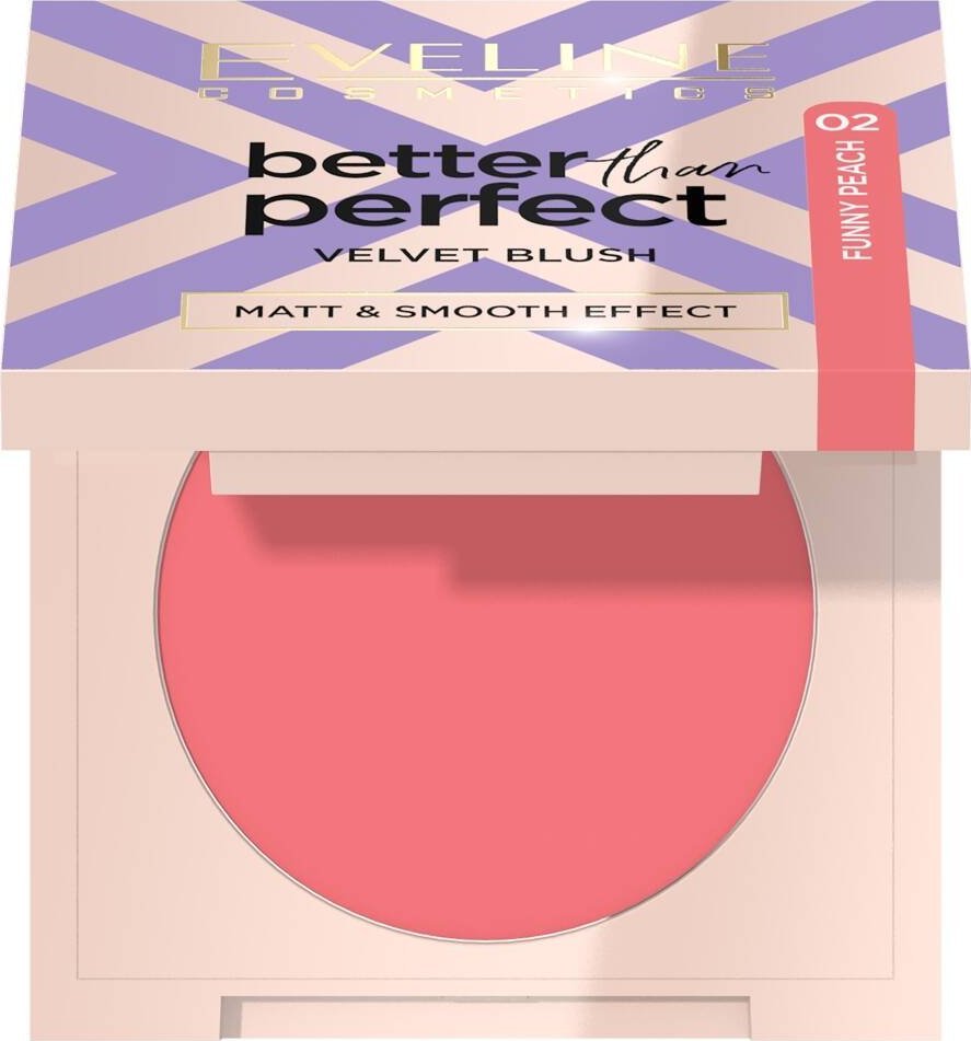 Eveline Better Than Perfect Velvet Blush 02 Funny Peach 2.3g