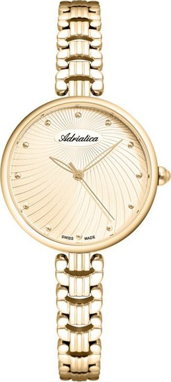 Zegarek Adriatica Zegarek damski Adriatica A3822.1141Q złoty