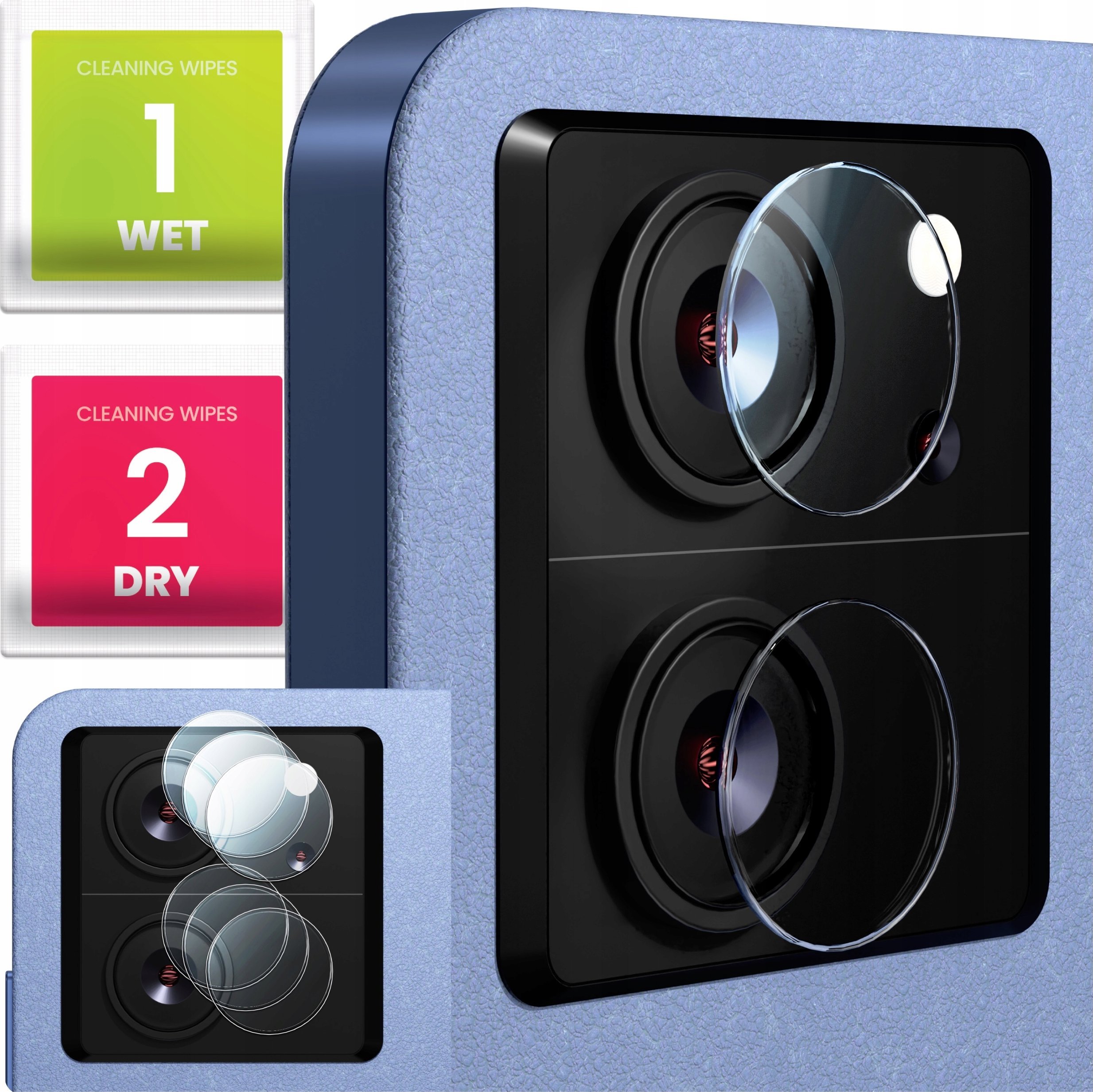 3-PAK Szkło Na Aparat Do Xiaomi 13T / 13T Pro (Hartowane, Ochronne, 9H)