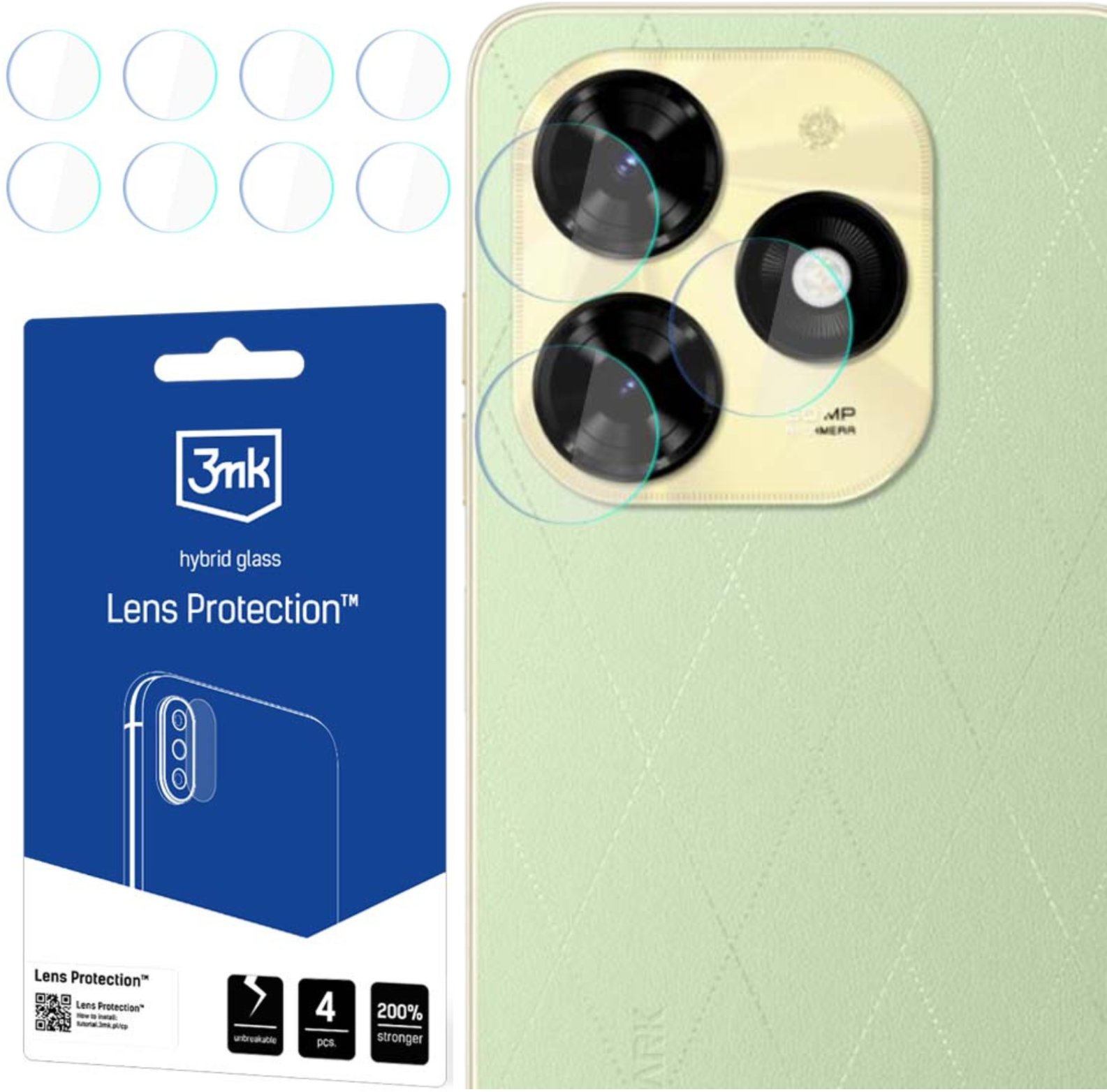 TECNO SPARK 20C - 3MK LENS PROTECTION