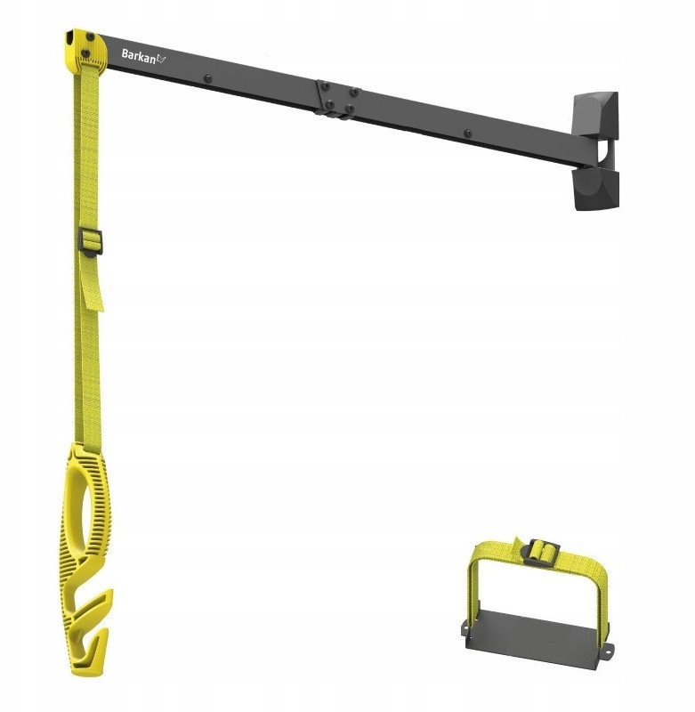 Uchwyt ścienny wysięgnik 80cm kabla ładowarki samochodowej