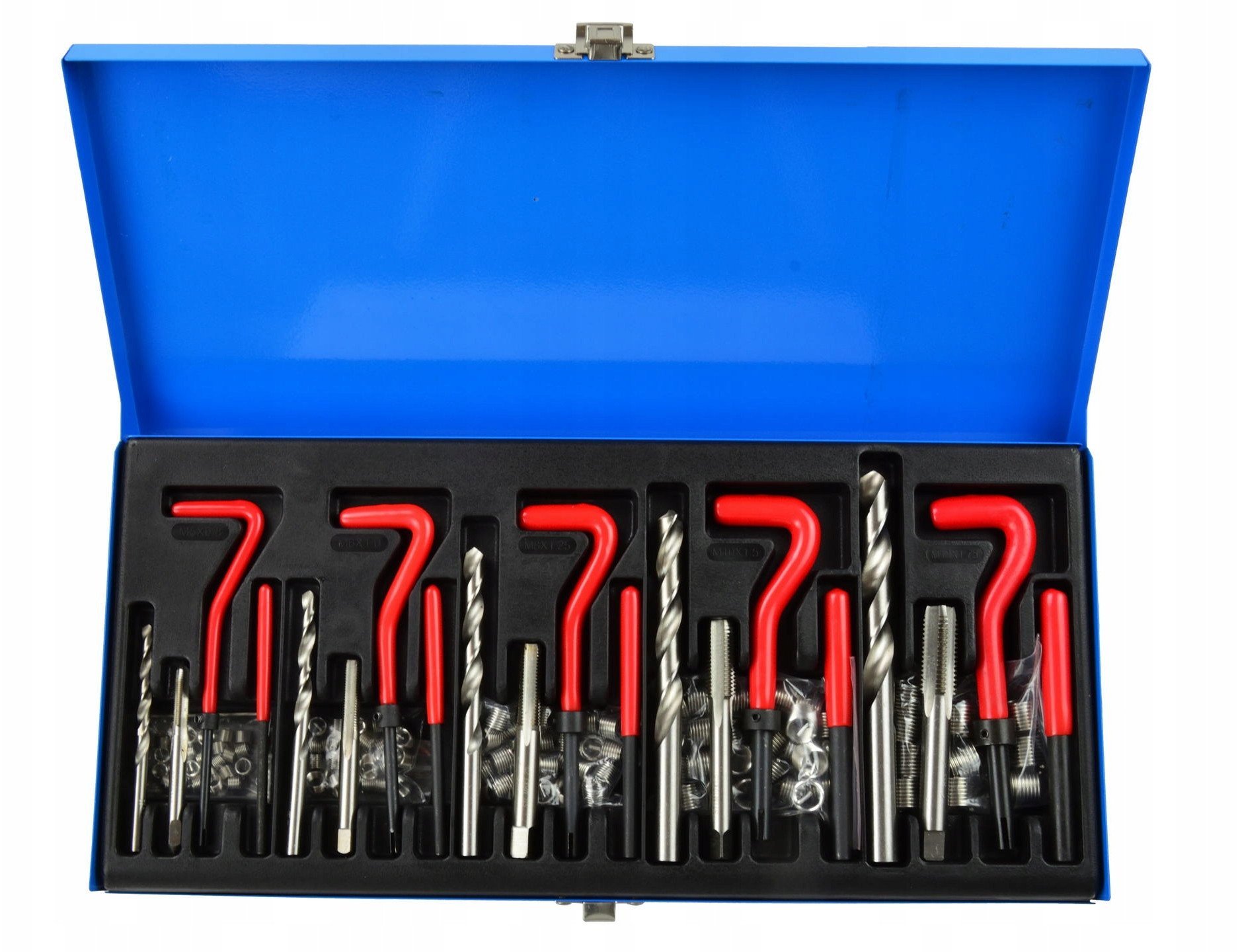 Zestaw do naprawy zerwanych gwintów M5-M12 131el. (5/10)