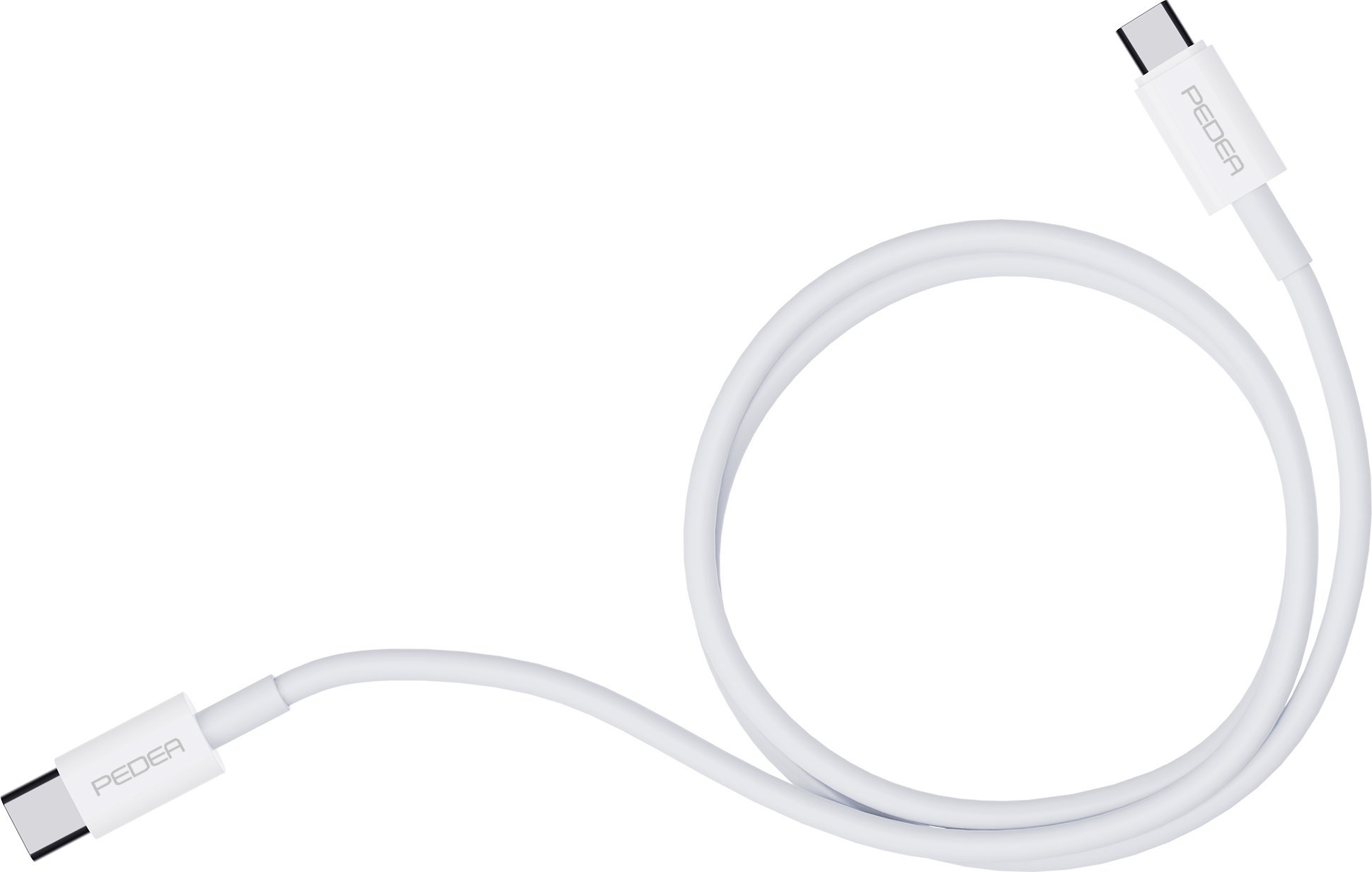 Kabel USB Pedea USB-C - USB-C 1 m Biały (60040120)