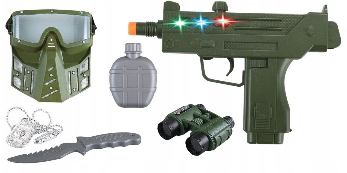 *****Zestaw żołnierza z maską 2001159 11590