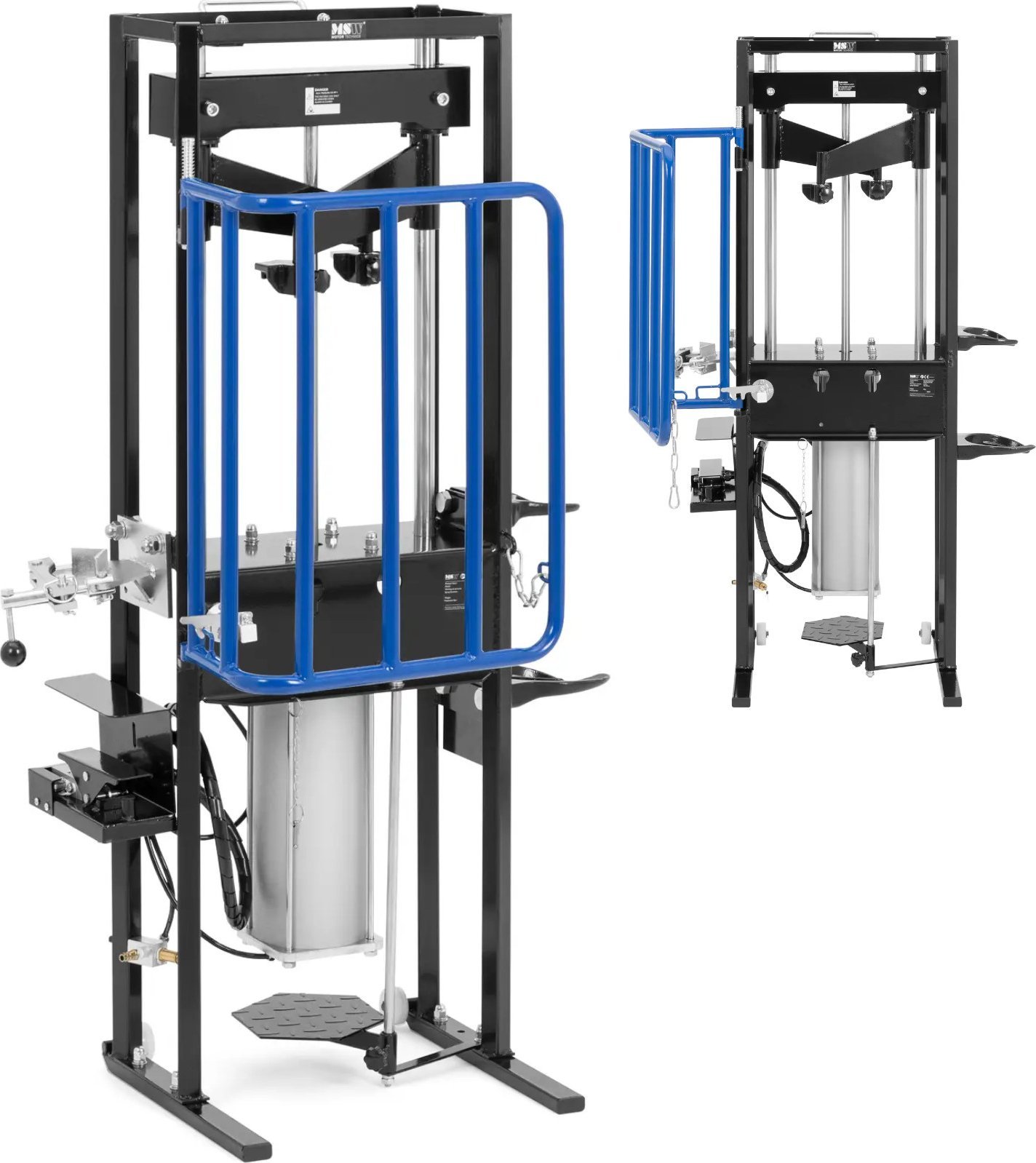 Ściągacz pneumatyczny do sprężyn 410 mm śr. 105-180 mm 1 t 8 bar Ściągacz pneumatyczny do sprężyn 410 mm śr. 105-180 mm 1 t 8 bar