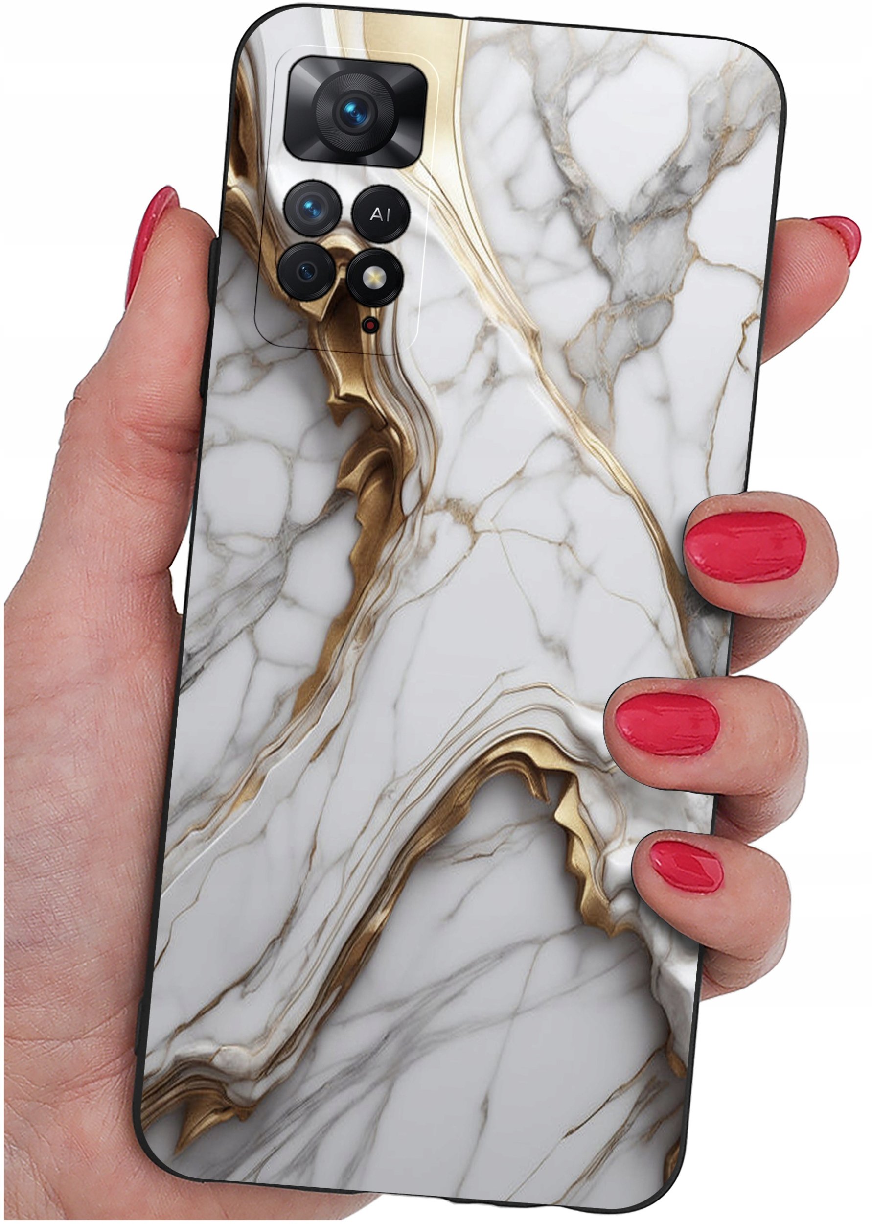 ETUI do Xiaomi Redmi Note 11 Pro | WZORY | SILIKONOWE MATT CASE + SZKŁO 9H