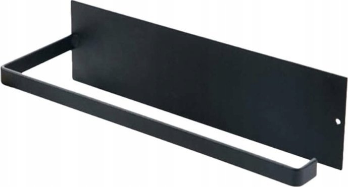 Korbi UCHWYT NA RĘCZNIK KUCHENNY LOFT SAMOPRZYLEPNY STALOWY MOCNY KUCHNI CZARNY